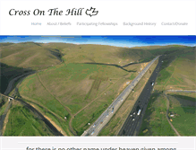Tablet Screenshot of crossonthehill.net